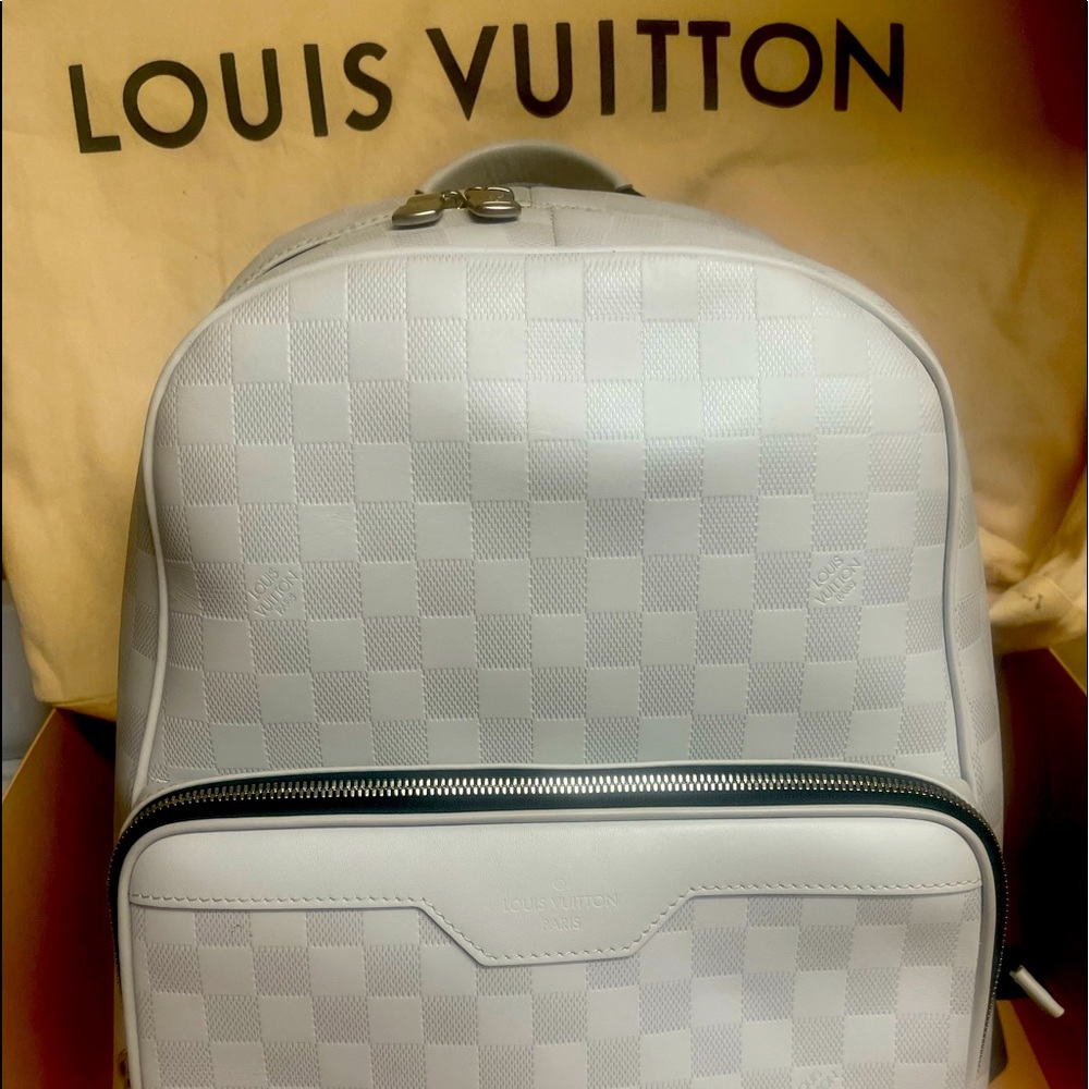 RARE Monogram Antarctica Taiga PM White Louis Vuttion Backpack